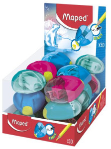 Maped Taille-crayon i-gloo Eject, couleurs assorties,