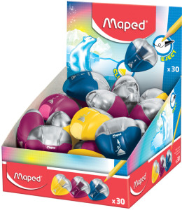 Maped Taille-crayon i-gloo Eject, couleurs assorties,