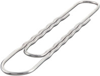 Maped Trombone, nickelé, 50 mm, ondulé, en acier Maped Trombone, nickelé, 50 mm, ondulé, en acier