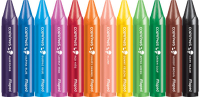 Maped my first Crayon de cire COLOR'PEPS JUMBO, étui de 12