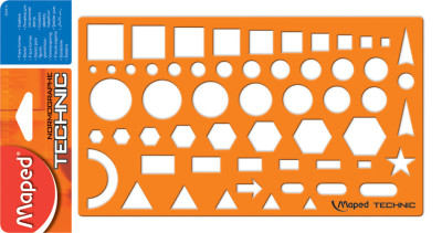 Maped Gabarit NORMOGRAPHE TECHNIC, orange