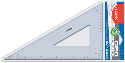 Maped Equerre GEO METRIC 60 degrés, hypothénuse: 320 mm