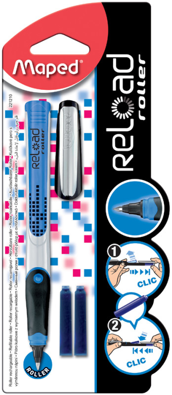 Stylo Roller Classic Calligraph Rechargeable, Maped - Réf.221310