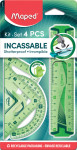 Maped mini kit de géométrie Flex, incassable, 4 pièces Maped mini kit de géométrie Flex, incassable, 4 pièces