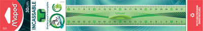 Maped règle plate Flex, 300 mm, en plastique, avec poignée