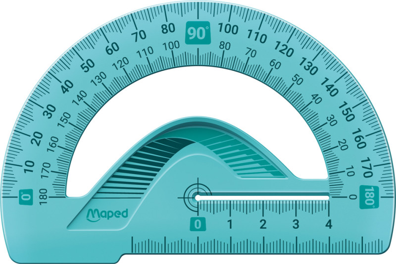 Maped rapporteur demi-circulaire Flex 180 degrés, 120 mm