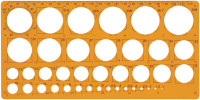 Maped trace-cercles pairs et impairs de 1 à 35 mm,39 cercles Maped trace-cercles pairs et impairs de 1 à 35 mm,39 cercles