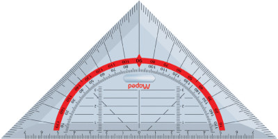 Maped Équerre geométrique Technic, Hypothénuse: 160 mm,