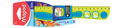 Maped Règle plate Kidy Grip, 200 mm, en plastique