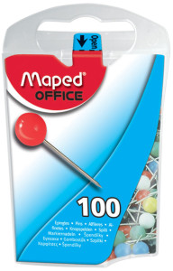 Maped Epingles de signalisation, taille 5,couleurs assorties