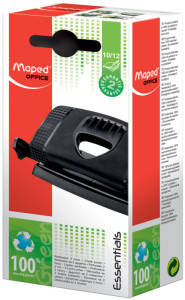 Maped Perforateur Essentials Green 10/12, noir