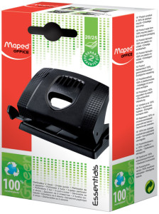 Maped Perforateur Essentials Green 20/25, noir