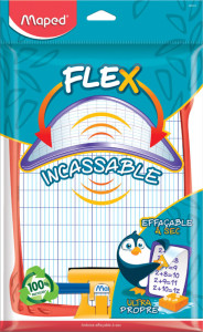 Maped ardoise FLEX, effaçable à sec, blanc