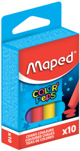 Maped craie pour tableau COLOR'PEPS,ronde,couleurs assorties