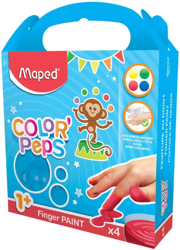 Maped ma première peinture à doigts COLOR'PEPS, étui en