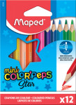 Maped Crayons de couleur COLOR'PEPS Mini, étui en carton de Maped Crayons de couleur COLOR'PEPS Mini, étui en carton de