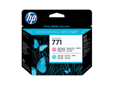 HP : PRINT HEAD NO 771 LIGHT-MAGENTA LIGHT-CYAN DESIGNJ