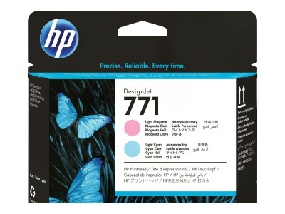 HP : PRINT HEAD NO 771 LIGHT-MAGENTA LIGHT-CYAN DESIGNJ