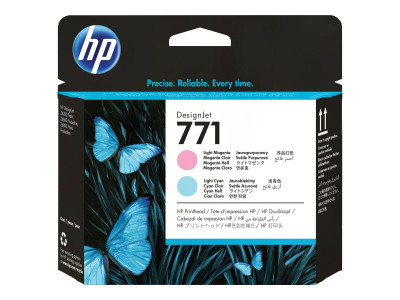 HP : PRINT HEAD NO 771 LIGHT-MAGENTA LIGHT-CYAN DESIGNJ