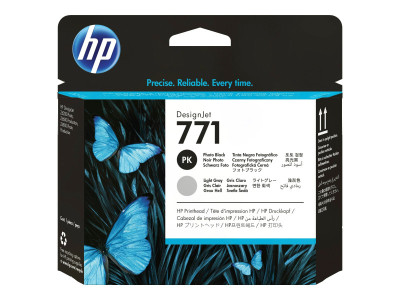 HP : PRINT HEAD NO 771 BLACK LIGHT GRAY pour DesignJet