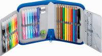 Maped Etui pour écolier Jungle, en polyester, bleu, equipé Maped Etui pour écolier Jungle, en polyester, bleu, equipé
