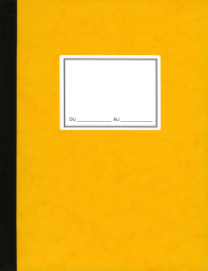 ELVE Piqûre comptable, 240 x 320 mm horizontal, 100 pages