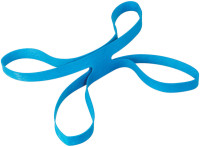 MAPED Bracelets caoutchouc en croix, 190 mm, assorti