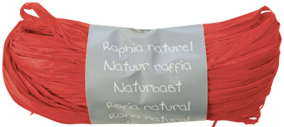 Clairefontaine Raphia naturel, rose opéra