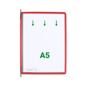 tarifold tdisplay Plaque pochette pivotante, A4, blanc