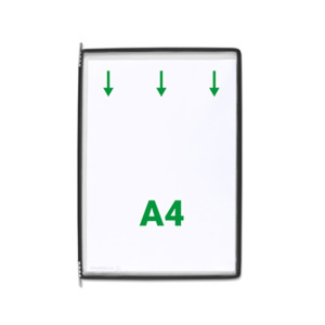 tarifold tdisplay Plaque pochette pivotante, A4, blanc
