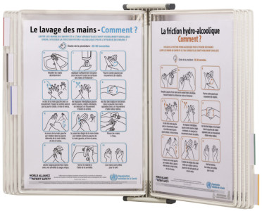 tarifold tdisplay Poches à pivot Sterifold Inox, A4, noir