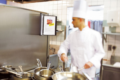 tarifold tdisplay Poches à pivot Sterifold Inox, A4, noir