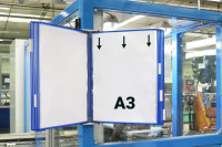 tarifold tdisplay Elément mural A3, non équipé, gris tarifold tdisplay Elément mural A3, non équipé, gris