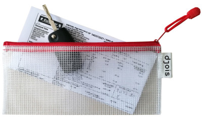 tarifold Pochette à zip ZIPPER, format chéquier, PVC, jaune