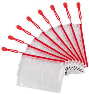 tarifold Pochette à zip ZIPPER, A6, PVC, rouge
