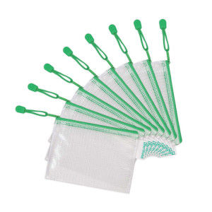 tarifold Pochette à zip ZIPPER, A6, PVC, vert