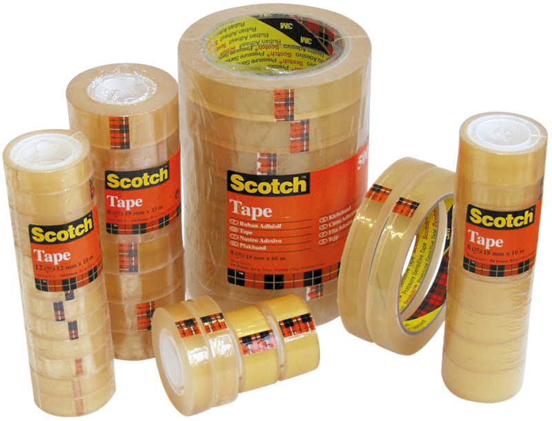 3M Scotch Ruban adhésif 508, transparent, 19 mm x 66 m