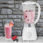 CLATRONIC mixeur blender universel UM 3470, blanc, 500 watts