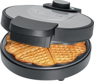 CLATRONIC Gauffrier WA 3492, acier inoxydable/noir CLATRONIC Gauffrier WA 3492, acier inoxydable/noir