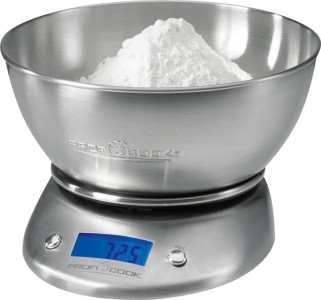 PROFI COOK balance de cuisine PC-KW 1040, acier inoxydable