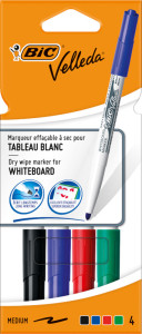 BIC Marqueur pour tableau blanc Velleda 1741, pointe ogive,