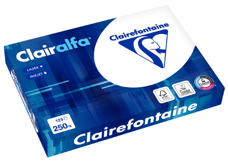 Clairalfa Papier multifonction, A4, 120 g/m2, extra blanc