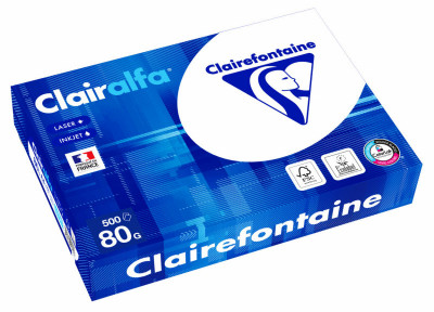 Clairalfa 1979C Papier multifonction A4 80 g/m2 extra blanc ramette 500 feuilles