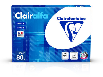 Clairalfa 1979C Papier multifonction A4 80 g/m2 extra blanc ramette 500 feuilles