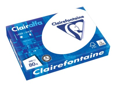 Clairalfa 1979C Papier multifonction A4 80 g/m2 extra blanc ramette 500 feuilles