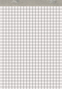 001BLOC Bloc-notes, sans couverture, A4, 210 x 297 mm