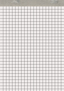 001BLOC Bloc-notes, sans couverture, A4, 210 x 297 mm