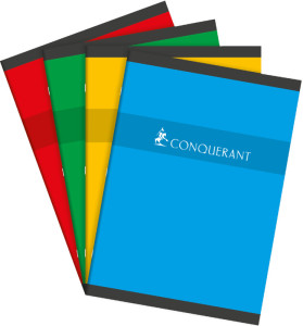 CONQUERANT SEPT Cahier, A4, quadrillé, 96 pages