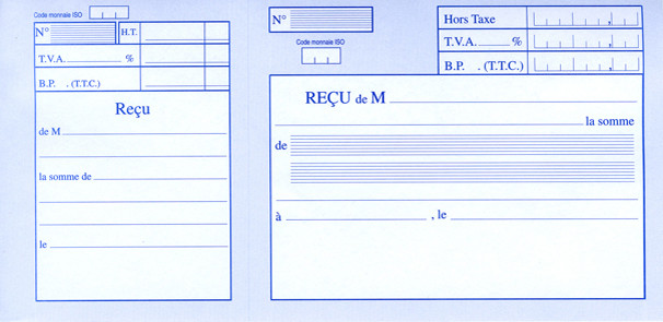 ELVE Carnet à souche 