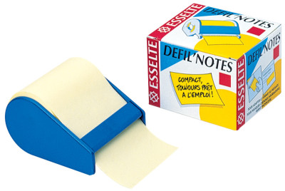 Esselte DEFIL'NOTES notes repositionnables, 10 m x 60 mm,